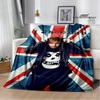 Sänger Ed Sheeran bedruckte Decke Warme Flanelldecken Weiche und bequeme Decke Bettwäsche Decken für Betten Geburtstagsgeschenk