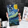 Van Gogh Oil Painting Aesthetics Soft Phone Case for Samsung Galaxy S26 S25 Edge S24 Ultra S23 Plus S22 S21 FE S20 Black Cover B