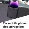 Car Storage Box Car Seat Holder Auto Seat Side Organizer Card Ticket Holder Multifunction Small Vehicle Interior Accessory