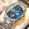 Binbang BINBOND fashionable multi-functional waterproof men's quartz watch