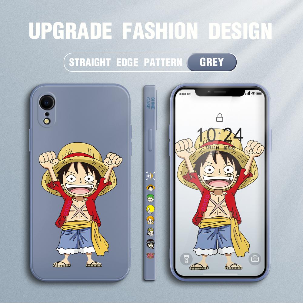 Populární pouzdro na telefon Anime Luffy pro Xiaomi Redmi POCO Mi 11 Lite 5G Note10 Pro Soft Full Protection Square Tekutý silikonový zadní kryt na mobil