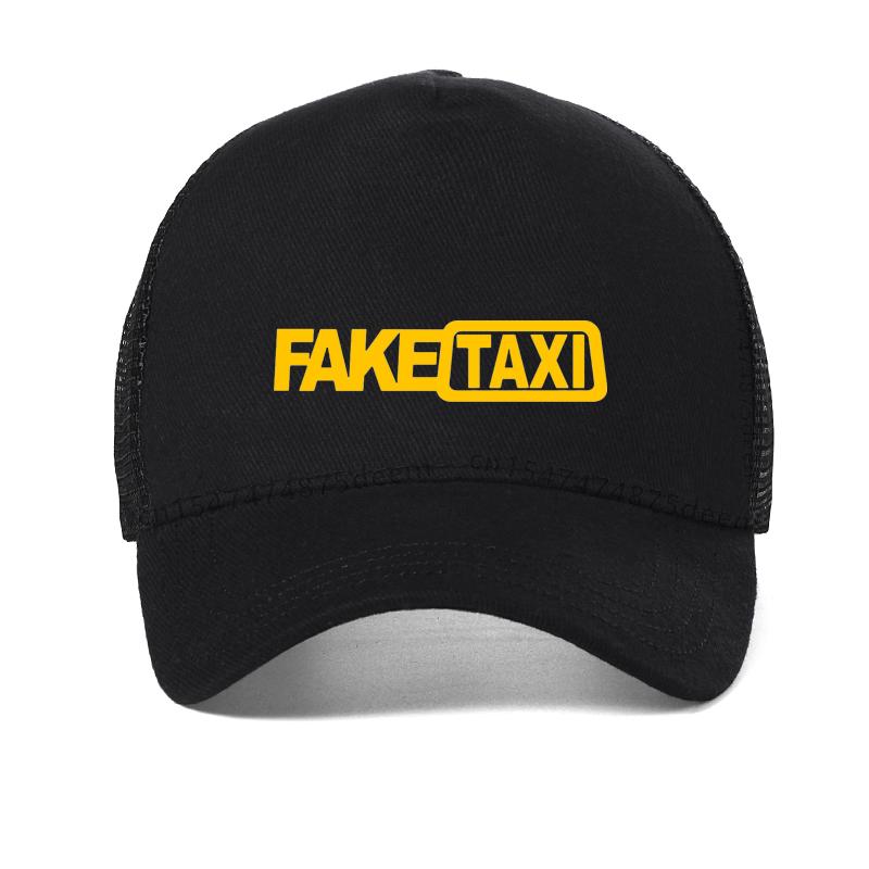 new FAKE TAXI Cap Men Hip Hop Funny Hat Cool Summer Mesh Baseball Cap for Driver Taxi gorras