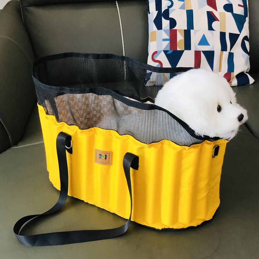 Pet Bag Portable and Fashionable Single Shoulder Handbag Car Mounted Pet Travel Supplies Dog Accessories