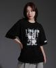 LIKE THE MOST Ltmt Monogram Round Over T-Shirt_Black