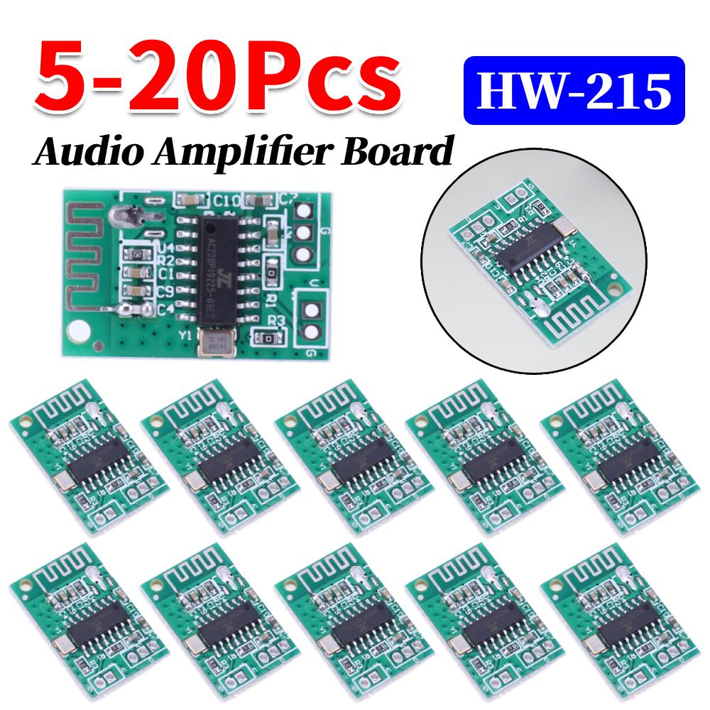 5/10/20Pcs HW-215 A-6928 Bluetooth-compatible 5.0 Audio Amplifier Board 5V Bluetooth-compatible 5.0 Amplifier Module