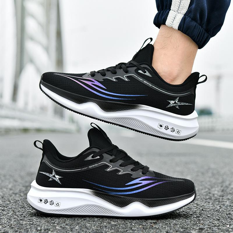 49 50 Large Size Sports and Leisure Shoes Men's Shoes Carbon Board Running Shoes Summer Breathable Mesh Lightweight Non-slip Men