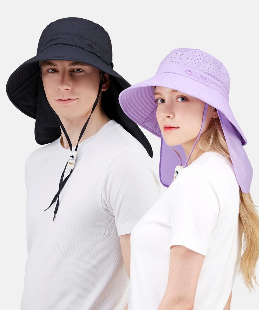 Sseongeulleideu Adult Uv Protection Flap-In Camping Hat Bucket Hat
