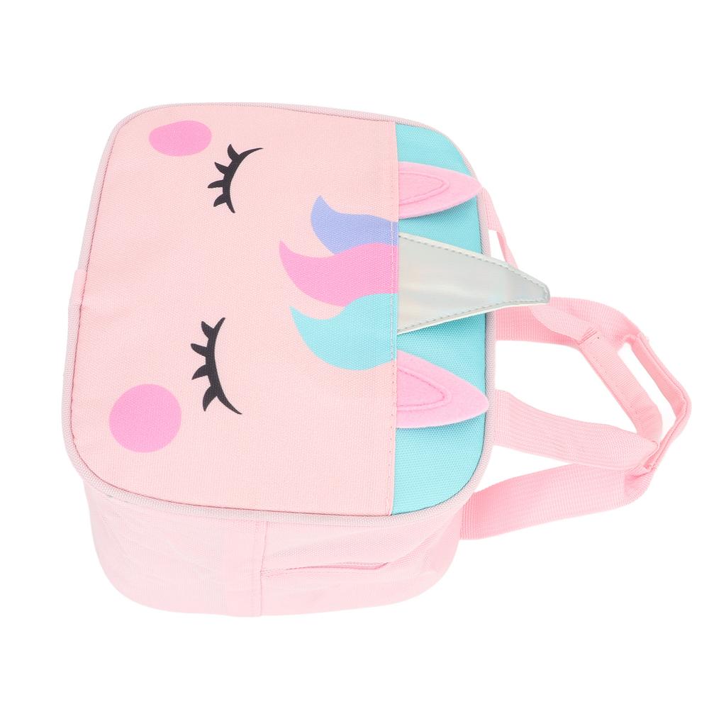 Children S Meal Bag Thick Handle Oxford Fabric Colourfast Cute Portable Kids Lunch Bag for Kids Boys and Girls Unicorn