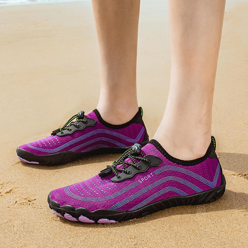 

Unisex Water-Resistant Non-Slip Soft Sole Shoes for Swimming, Fishing, Trekking, Climbing, Beach, Fitness, and Cycling 40 фиолетовый