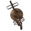Wall Sconce Antique Wine Bottle Lamp (Without Bulb)|Vintage Style Wall Mount Light Fixture|Wall Light for Home (Pack of 1),Metal