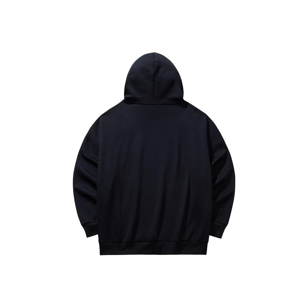 Anta Basketball Series Kyrie Pullover Sweatshirt 2025 Autumn Basic Black Unisex Sweatshirt 972541714-3