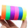 UV Glow Cotton Tape Neon Gaffer Safety Masking Warning Fluorescent Self-Adhesive Wedding Party Home Decoration 5pcs Floors Stage
