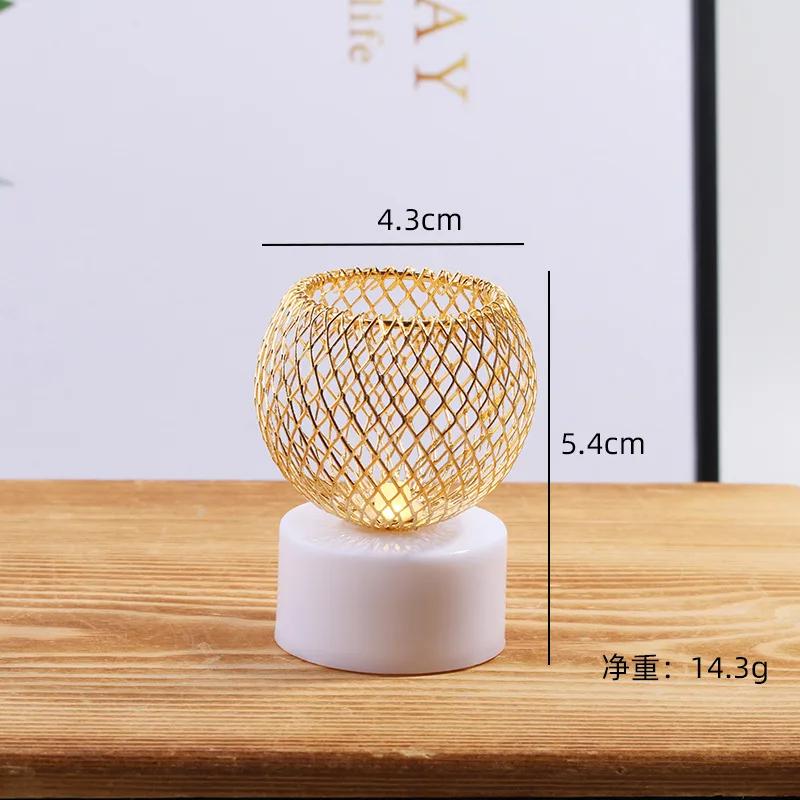 LED Candle Light Desktop Ambience Decoration Electronic Flameless Candles Light Home Bedroom Decoration