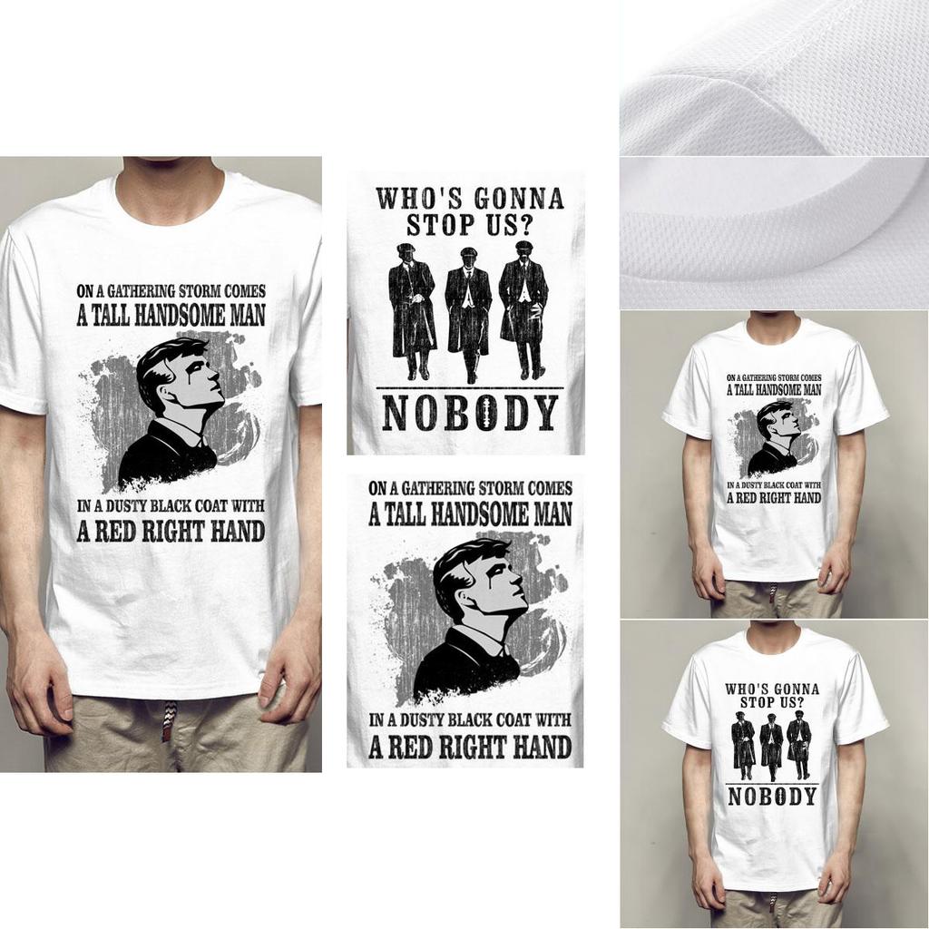 Classic Men's O Neck Peaky Blinders Vintage T-shirt For Stylish Teens