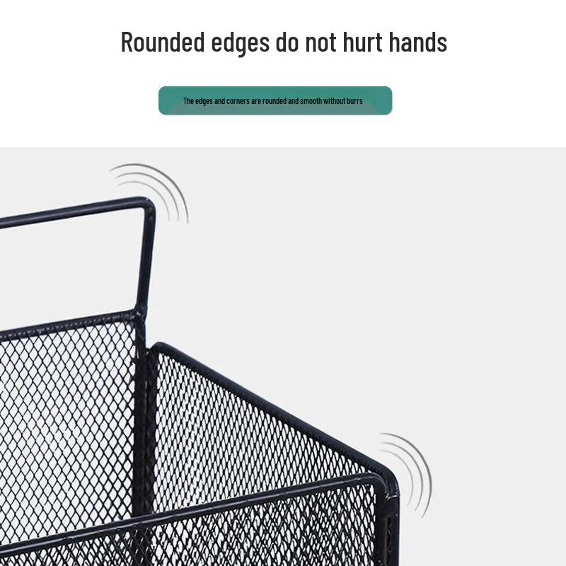 No-Drill Wall-Mounted Bathroom & Kitchen Storage Rack