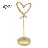 Table Number Stands Hollow Heart Holder, Love Place Card Stand, Metal Memo Note Holder Clip for Photos, Food Signs, Notes, Weddings, Birthdays,
