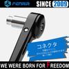 FENRIR Black Motorcycle Motorcycle Bar End Mirror Bike Mirror Retro CNC Aluminum Anti-Glare Blue