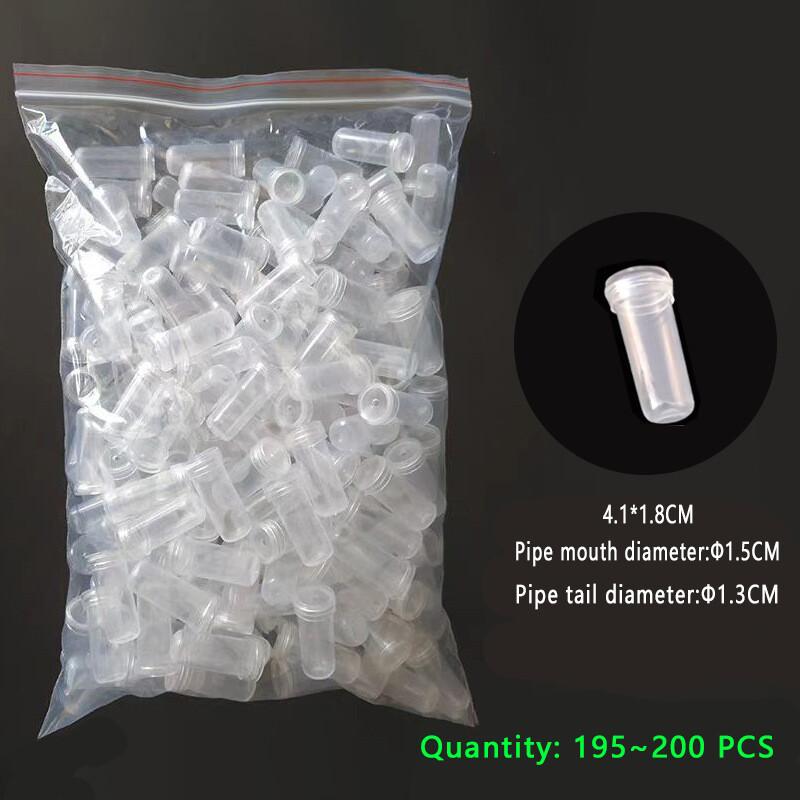 50/100/200PCS Reusable Plastic Flower Water Tubes Flower Vials with Caps Decoration Roses Fresh Flowers Florist Nutrition Flower