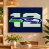 5D Diamond Painting Seattle Seahawks DIY Full Drill Diamond Art Kit Home Decoration