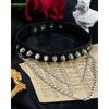 Leather Choker Necklace for Women Black Heart Chain Choker Punk Goth Sexy Chokers for Women Adjustable PU Collar Gothic Jewelry Accessories