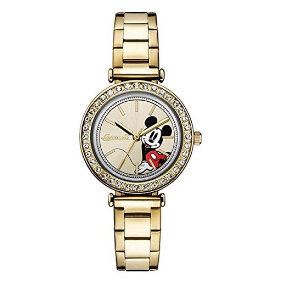 

INGERSOLL Disney Микки Женские Милые Золотые Нержавеющие Кристальные ID00304 Часы [Ingersoll] [Б/у]