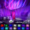 LED Light Starlight Projector Colorful Light Water Ripple Effect Starry Sky Projector Glowing Lamp Iridescent Light Aurora Lamp