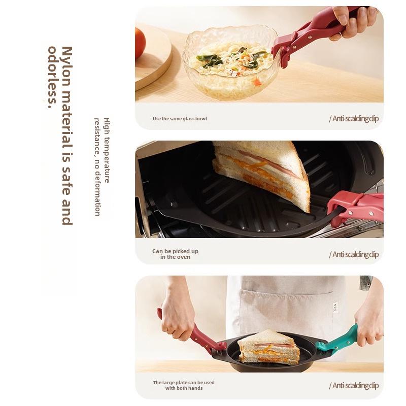 High-Temperature Resistant Non-Slip Silicone Bowl Clip for Microwave Oven