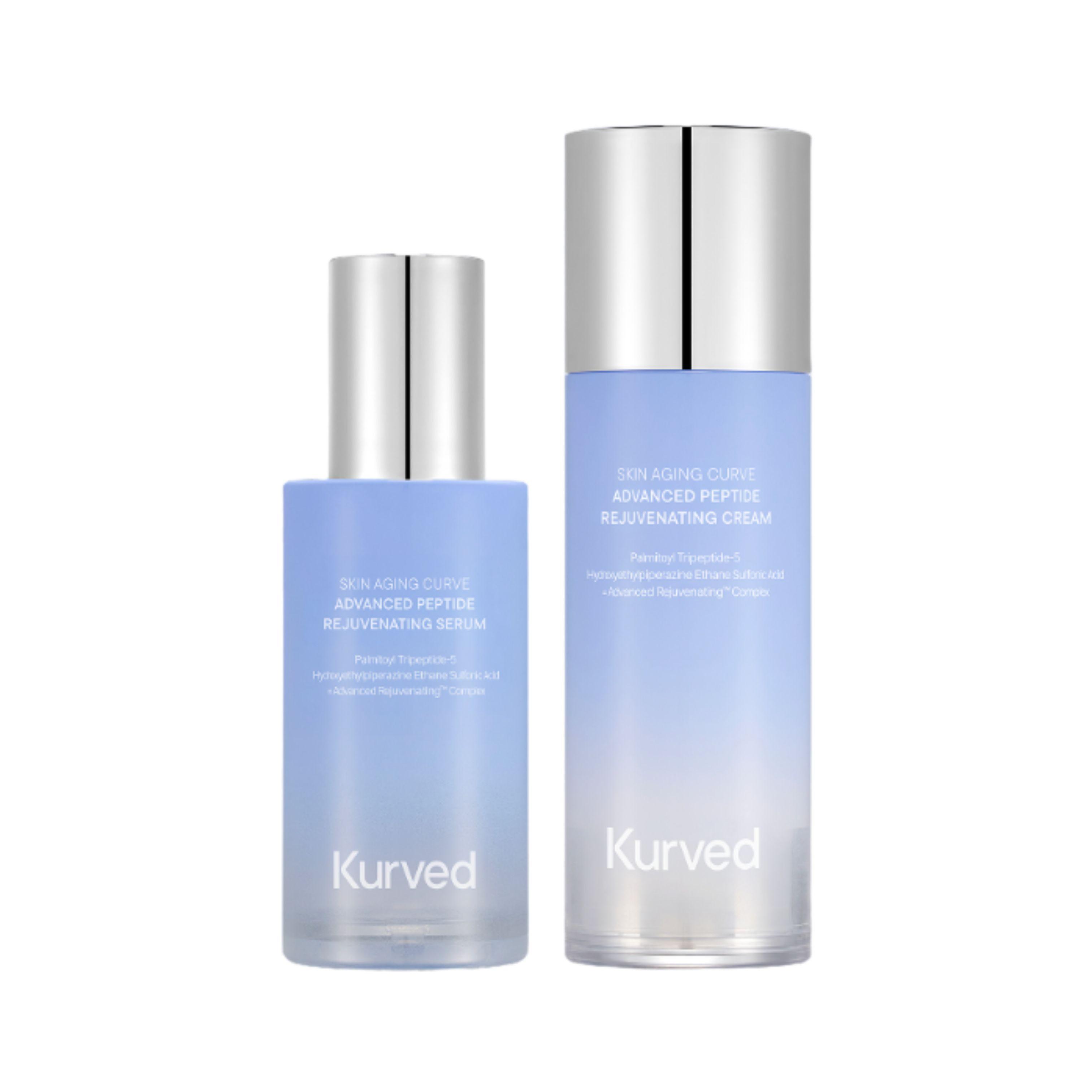 Kurved Advanced Peptide Rejuvenating Serum 50ml + Cream 50ml