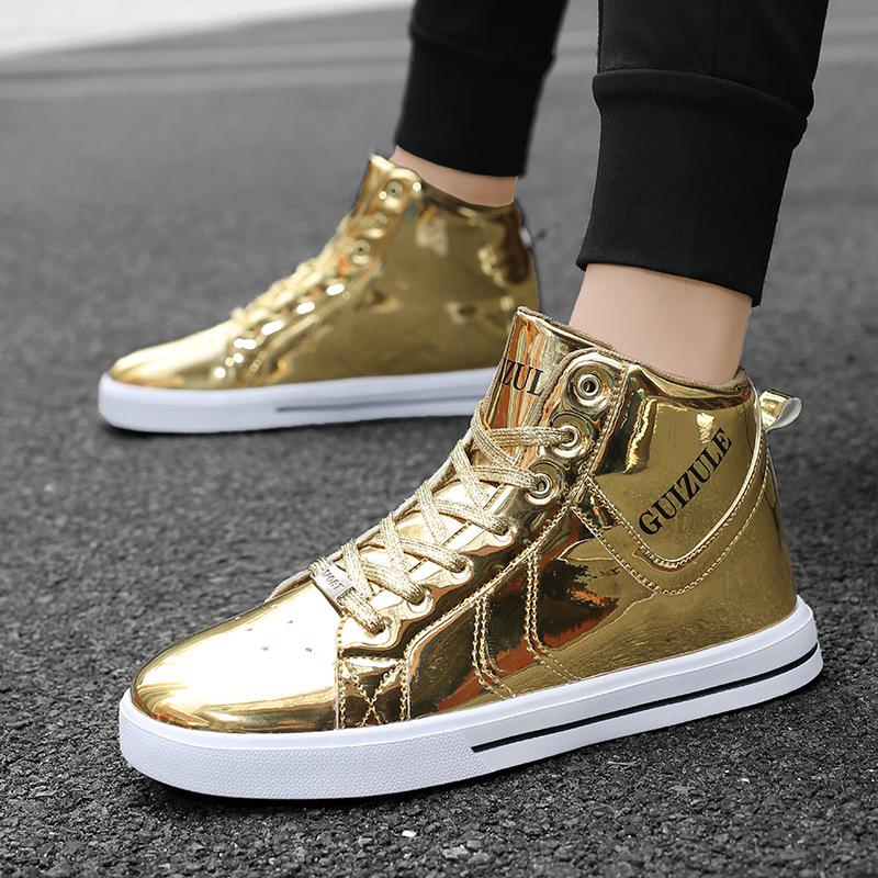 

Мужские высокие ботинки зимние уличные нескользящие мягкие и удобные нескользящие ботинки простые и стильные мужские ботинки 42 золотой