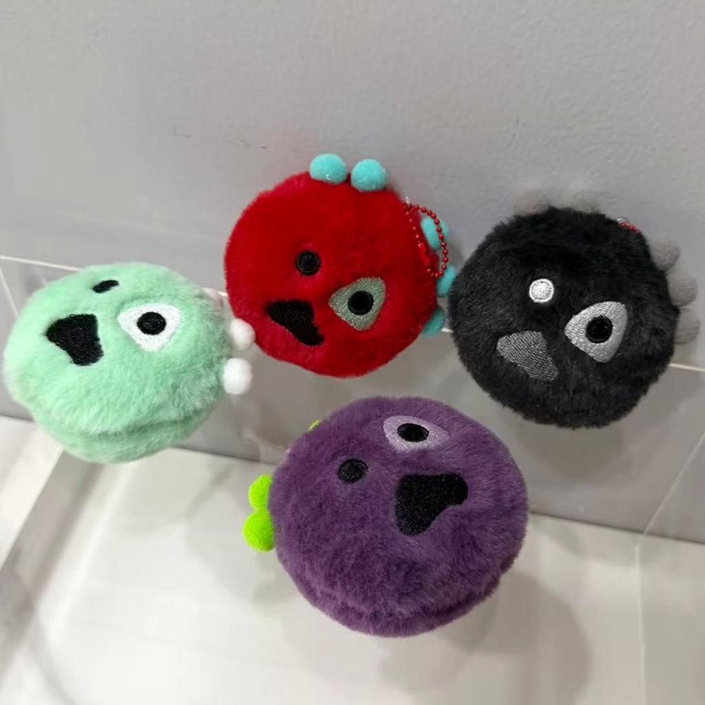 Kawaii Idol Plush Keychain Cortisball Green Album Merch Keyring Fan Bag Charm Accessories Gift Collection