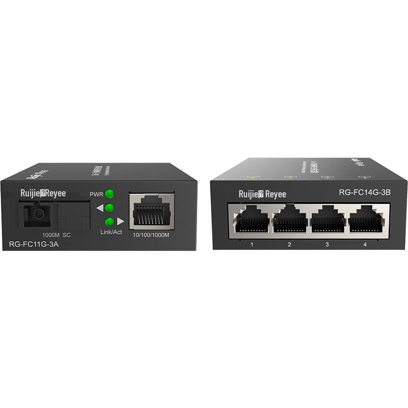 Ruijie Gigabit Fiber Optic Transceivers & Rack Series