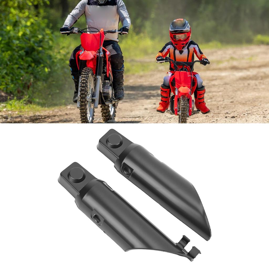 Gabel Schutz Abdeckung Schwarz ABS Stoßdämpfend Ersatz für CRF50 XR50 Pit Dirt Bike