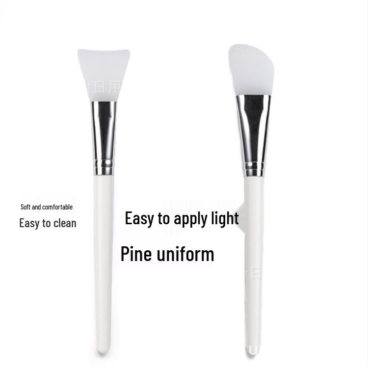 Silicone Knife-Shaped Face Mask Brush for Skincare Applications
