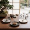 Handmade Mosquito Coil Holder Sturdy Simple Mosquito Coil Tray Round/Triangle Decorative Mosquito Incense Holder Camping