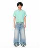C WEAR BY THE GENIUS Men'S Crop T-Shirt Mint