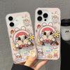 Cute Crying Doll Magnetic Phone Case IPhone 13 14 15 16 17 Series Dual-Sided IMD Back Cover Shockproof Scratch Resistant