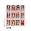 Non-Toxic 1Pc/4Pcs Princess Vinyl Doll Collection Figure With Stand Collectible Doll Cute Doll Set Pvc Fashion Figure Toy For Children Gift