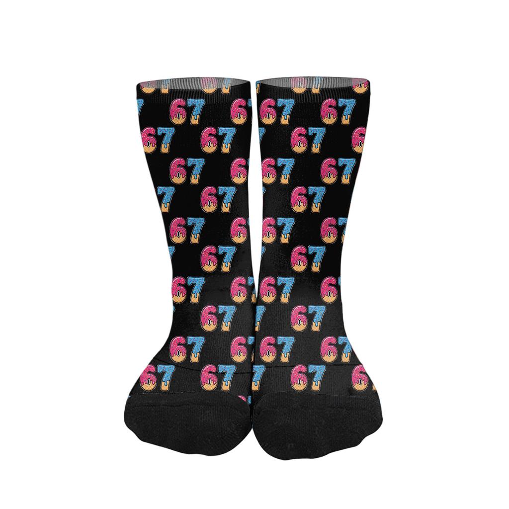 Cute And Playful Socks Mid-Calf Socks Long Socks Printed Socks
