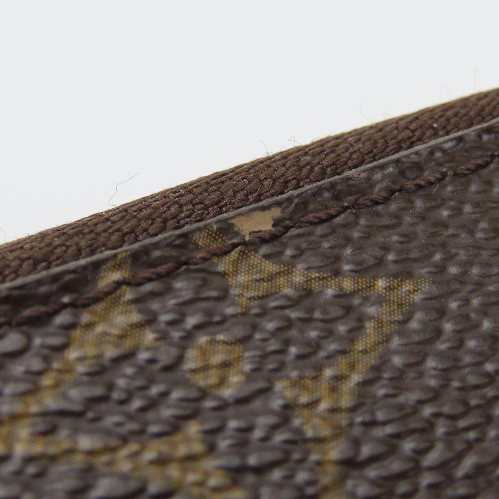 Gebrauchtes LOUIS VUITTON Münzetui Zippy Münzbörse M60067 Rundum-Reißverschluss Monogramm Braun Münzfach