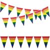 5/10M LGBT Pride String Flag Pennant 10/20 Flags Rainbow Bunting Gay Pride Banner for LGBT Festival Party Celebration Decoration