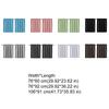 2PCS Solid Color Kitchen Short Curtain Through-rod Design Cabinet Curtain  Living Room