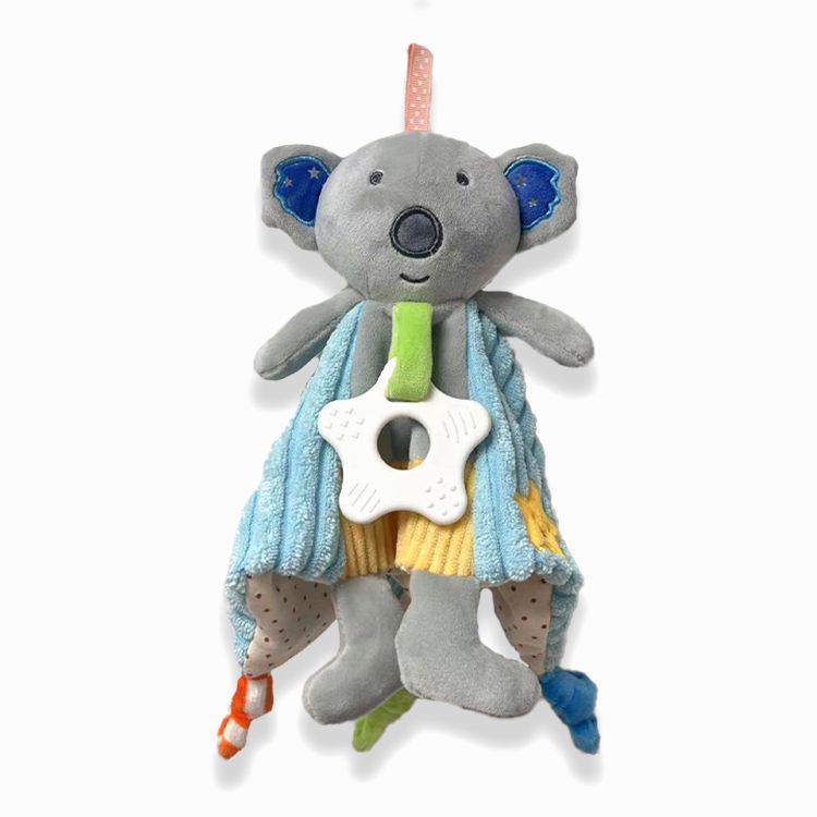 Baby Soothing Towel & Sleep Companion Doll with Rattle for Infants & Toddlers (0-1 Year)