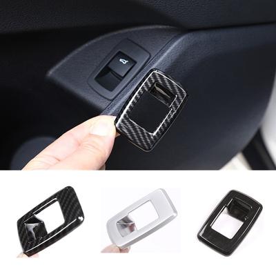 Bouton de commutation de porte arrière de voiture en ABS, cadre décoratif, garniture pour BMW X1 F48 X2 F47 2016 - Accessoires intérieurs automobiles