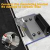 45° Angle Stainless Steel Tile Trimming Stand - Manual Chamfering Tool Bracket with Metal Construction,Operation, Precision Cutting and Finishing