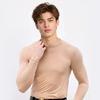 HENRY STUART Men'S Cooling Round Neck Inner T-Shirt Beige
