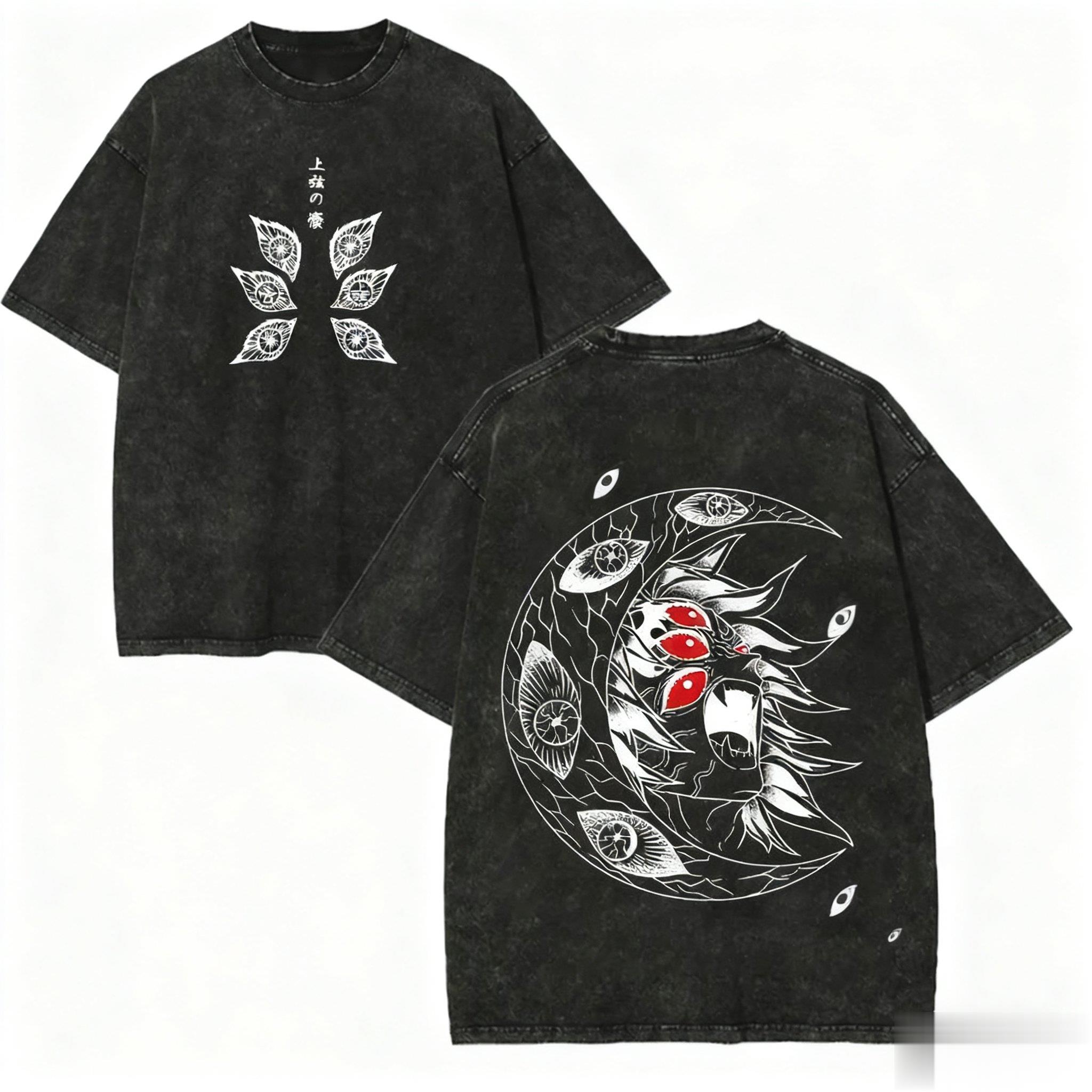 

Harajuku Unisex Demon Slayer Graphic Tee Vintage Washed Anime TShirt Man Women Short Sleeved Tees Casual Tops Yk Clothes 2XL