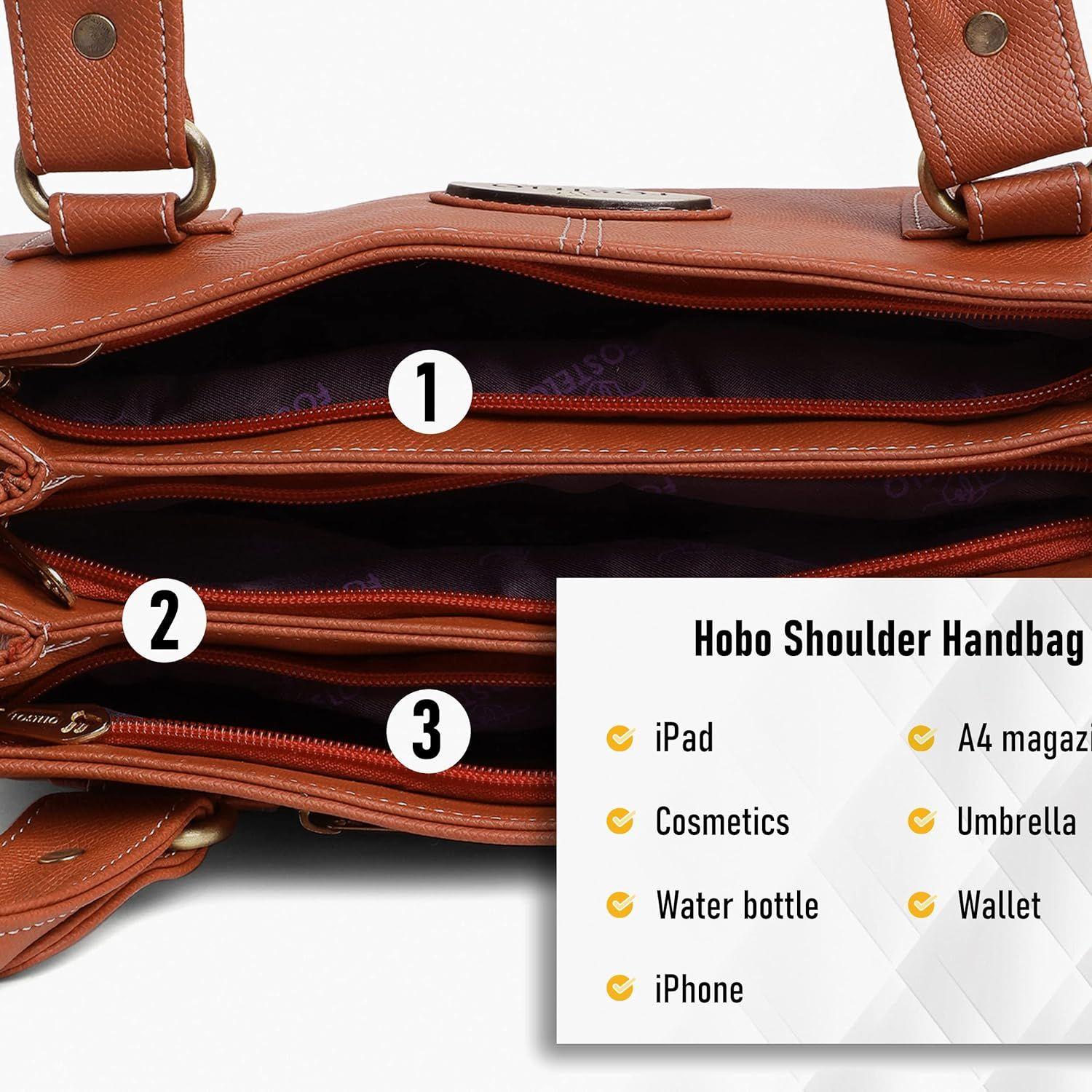 Женская сумка Catlin из искусственной кожи (большой) 9 x 14 x 4 in красный — фото 14