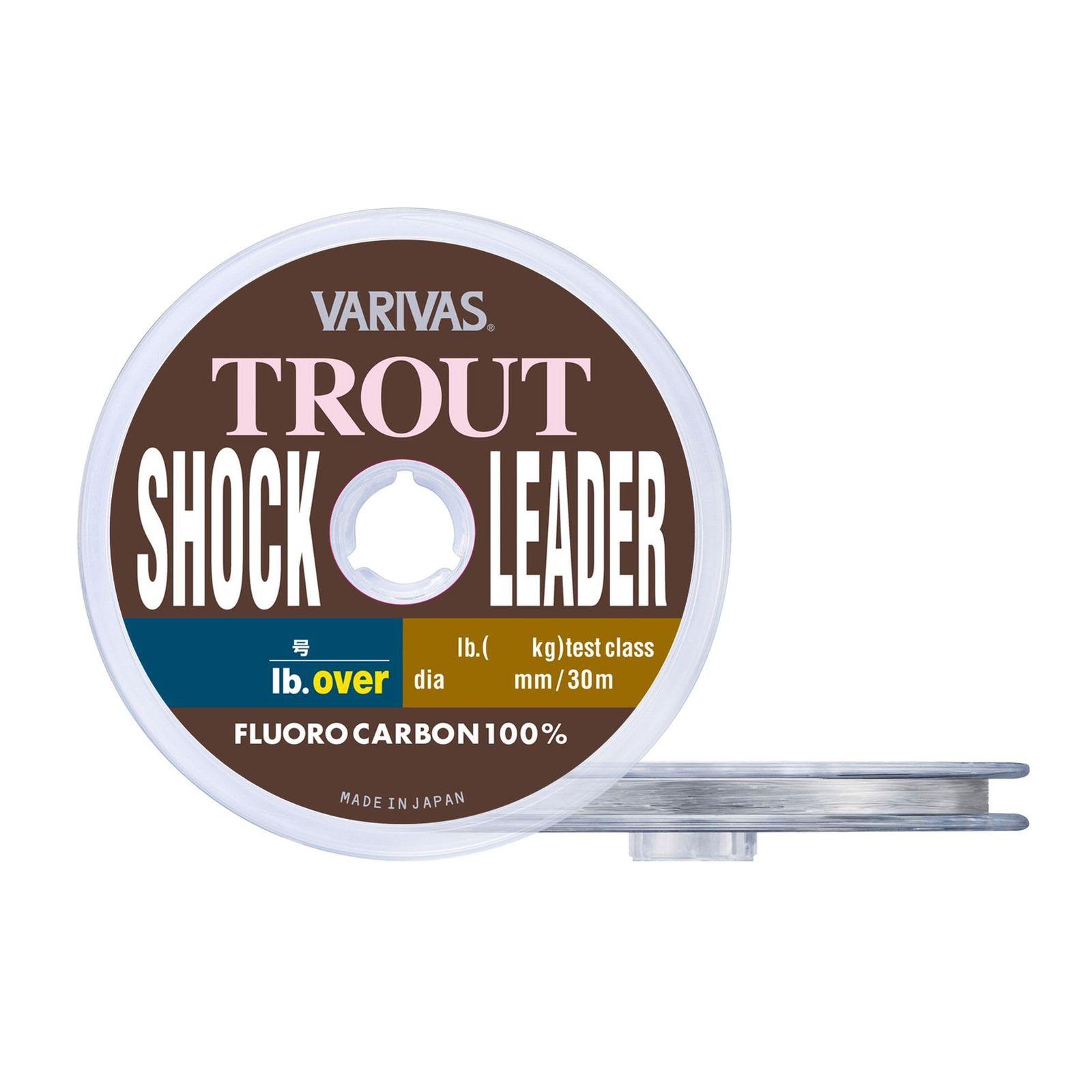 Used VARIVAS Trout Shock Leader Fluorocarbon 30m No. 0.5 (2lb.over)