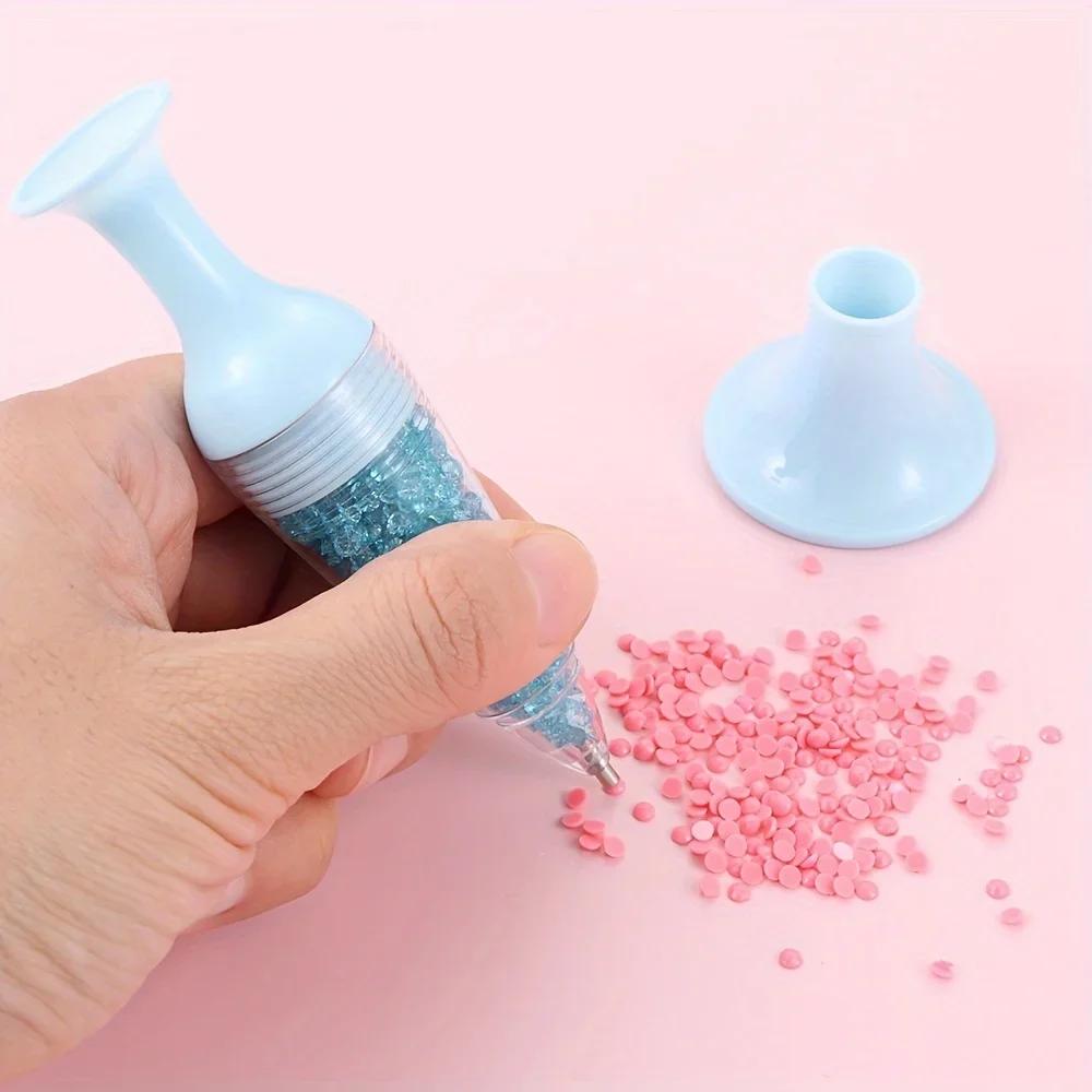 1pc 5D Diamond Painting Point Drill Pen, with Diamond DIY Diamond Painting Pen Accessories, Cross Stitch Drawing Embroidery Tool