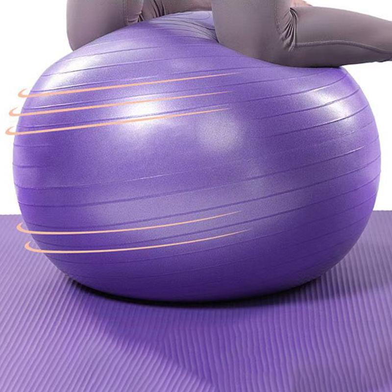 Diameter 45Cm Pvc Fitness Balls Yoga Ball Balance Stability Thickened Explosion-Proof Exercise Home Gym Pilates Equipment